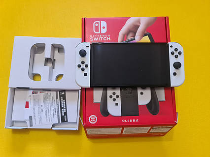 Прошита (чипована) НОВА nintendo switch oled 64+128 gb kefir
