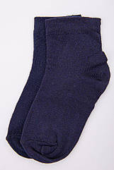 Дитячі однотонні шкарпетки темно-синій 167R603 Ager 5-6 років BS, код: 8387955