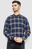 Рубашка мужская в клетку байковая сине-бежевый 214R101-36-177 Ager M BS, код: 8386057