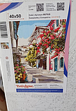 Картина за номерами Греція Картини за номерами Вуличка у квітах 40х50 см Живопис по номерам Brushme BS7519, фото 5