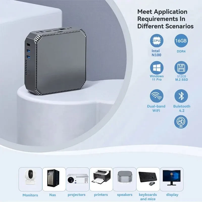 Мини ПК Firebat AK2 Plus 8/256Gb. Windows 11