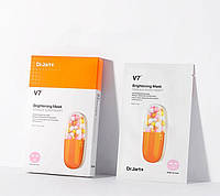 Осветительная ультратонкая маска Dr.Jart+ V7 Brightening Mask 30гр HR, код: 8289946