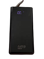 Повербанк AURIS 55000 мАч с быстрой зарядкой для смартфона фонарик 2 usb+ 2type-c Люксова якість