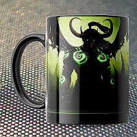Чашка Fan Girl Иллидан Варкрафт печати - World of Warcraft New (15726) 330 мл Черный HR, код: 7599512