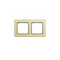 Рамка 2 постовая SDD371802 матовое золото Sedna Elements Schneider Electric