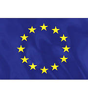 Прапор Євросоюзу атласний 140*90 см