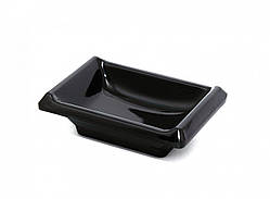 Соусник з меламіну прямокутний чорний 40 мл 95×65×28 мм One Chef NK-607046