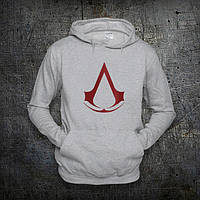 Худі Fruit of the Loom Лого Ассассан Крід Assassins Creed Logo Сіре S (129661) HR, код: 7583959