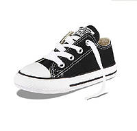 Низькі чорні дитячі кеди Converse All Star, 23-36р