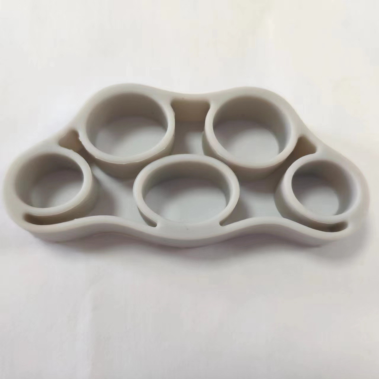 Еспандер кистьовий для розвитку пальців сірий 2,7кг. Тренажери для пальців. Силіконовий еспандер для тренувань, фото 1