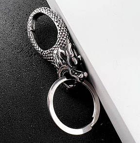 Брелок для ключів з нержавіючої медицинськои стали "Dragon"