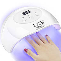 LKE УФ-светодиодная лампа для ногтей, сушилка для ногтей 72 Вт Лампа для отверждения гель-лака