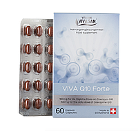 Коэнзим кью 10 Вива Форте Viva Q10 Forte 60 капс. Вивасан Vivasan Швейцария Switzerland