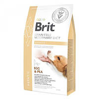 Сухий корм Brit VetDiet Dog Hepatic, при хворобі печінки, з яйцем, горохом, бататом та гречкою, 2 кг
