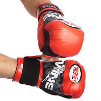 Рукавиці для рукопашного бою TWN TWINS-MMA-Rep 0275 10 унцій червоний-чорний