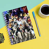 Скетчбук Sketchbook блокнот для рисования с принтом My Hero Academia - Моя геройская академия MD, код: 8301541