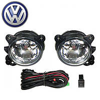 LED Противотуманные фары для Volkswagen Polo 4 2005-09 Transporter T5 12V 55W с проводкой Комплект (VW-269)