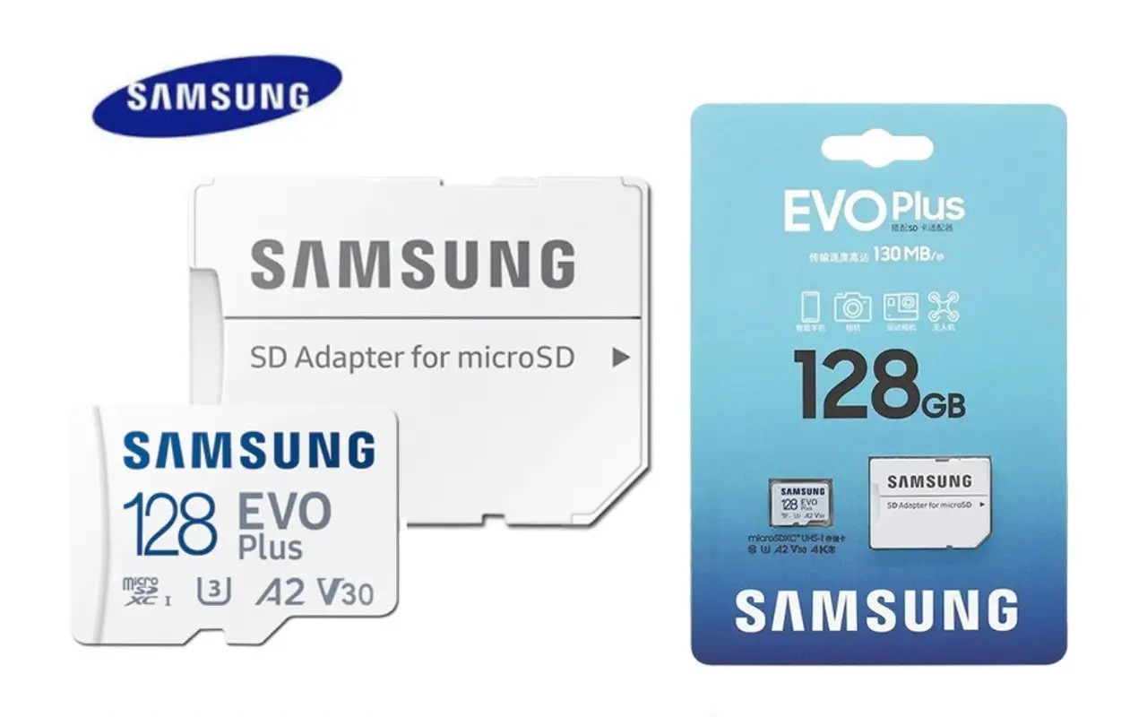 Картка пам'яті Samsung EVO Plus 128Gb (130mb/s)