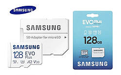 Картка пам'яті Samsung EVO Plus 128Gb (130mb/s)