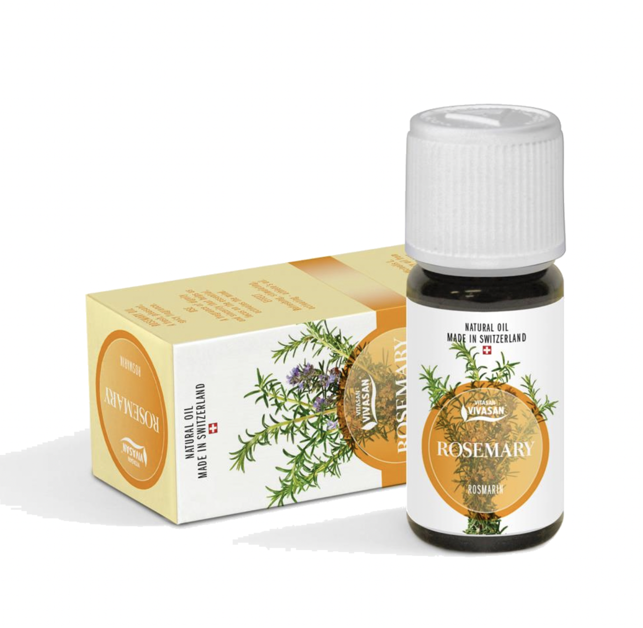 Натуральна ефірна олія Розмарин 10мл Вівасан Швейцарія Vivasan Rosemary Oil Essential Switzerland