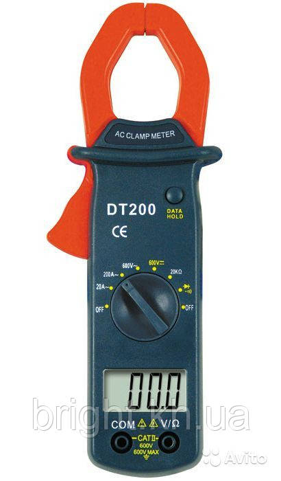 Струмові кліщі вимірювальні DT-200