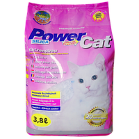 Наполнитель для кошек SILICA GEL POWER CAT, 3.8 л