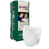 Ночные ЭКО Подгузники-трусики для мальчиков Bambo Dreamy Night Pants Boys (35-50 кг.)