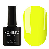 Гель-лак Komilfo Neon Collection N006 (жовтий, неоновий), 8 мл
