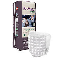 Ночные ЭКО Подгузники-трусики для девочек Bambo Dreamy Night Pants Girls (35-50 кг.)