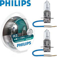 Автолампа галогенная Philips X-treme Vision +130% H3 12V 55W Pk22s 2 шт (12336XV+S2)