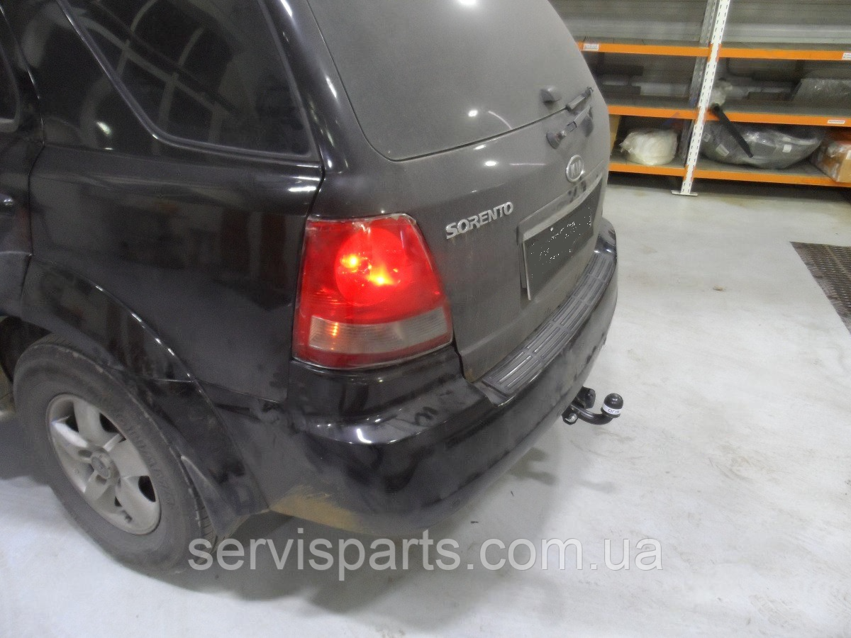 Фаркоп Kia Sorento 2002-2006 (Кіа Соренто) польський, гак знімний на болтах
