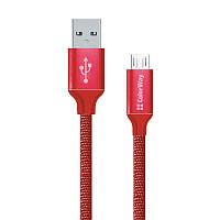 Кабель ColorWay USB-MicroUSB, 1м Red (CW-CBUM002-RD) MD, код: 6703658