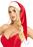 Шапка Санты Leg Avenue Long velvet plush Santa hat ld