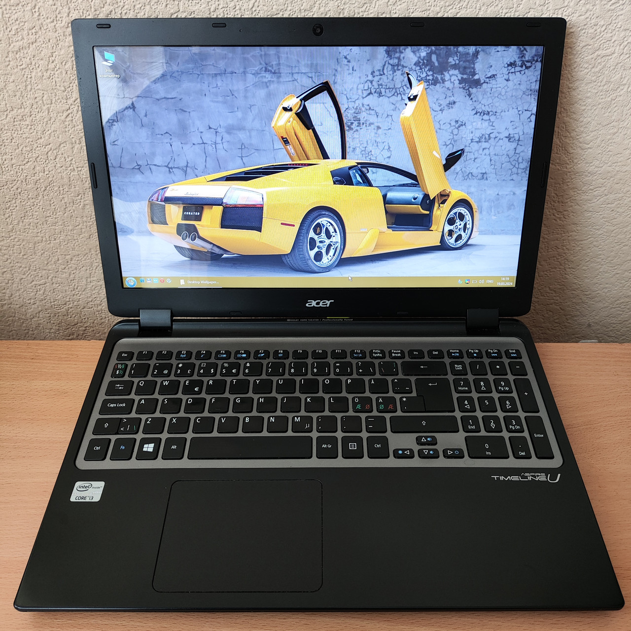 Утбук Acer Aspire M3 MA50 15.6" i3-3217U /6GB DDR3/500GB HDD/HD Graphics/WebCam, фото 1
