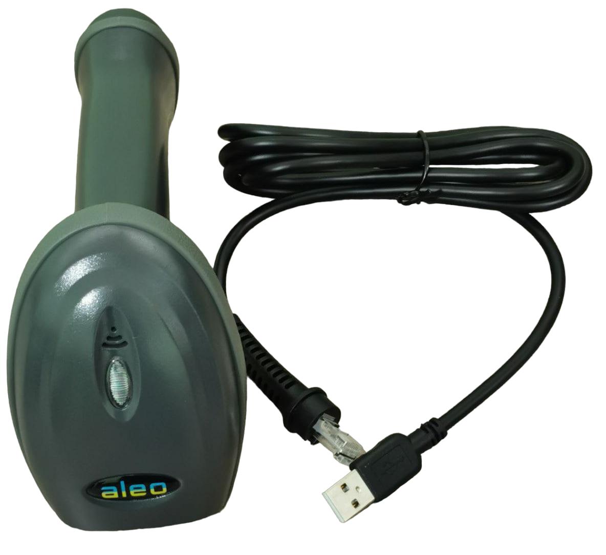 Сканер дротовий ALEO AL-8108 USB image CCD 1D, чорний