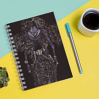 Скетчбук Sketchbook блокнот для рисования с принтом Death Note - Тетрадь смерти Рюк А3 Кавун MD, код: 8301430