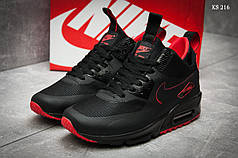 Nike Air Max 90 (чорно/червоні) 44