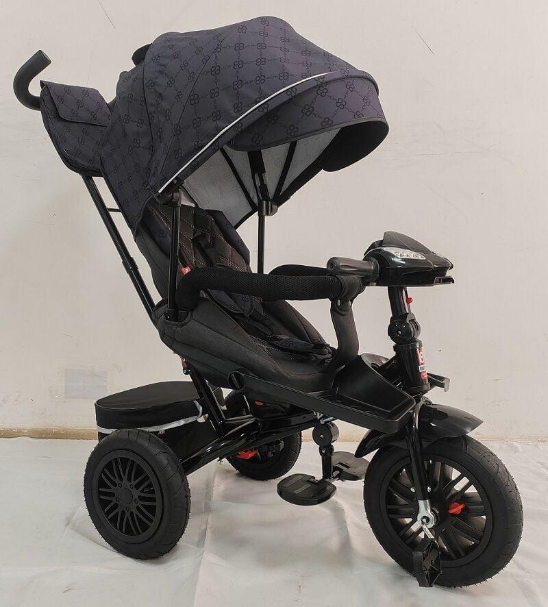 Дитячий триколісний велосипед BestTrike Perfetto 8066 / 511-36 синій батьківська ручка, фото 1