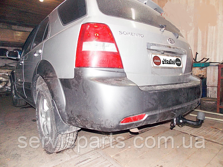 Фаркоп Kia Sorento 2006-2009 (Кіа Соренто) гак з'ємний на болтах, фото 1