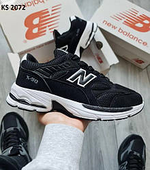 New Balance X90 (чорно/білі) 40