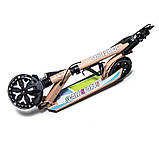 Самокат з LED колесами Scale Sports SS-29 Бежевий, фото 4