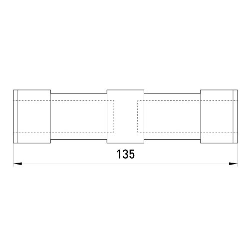 Гільзи сполучні ізольовані e.tube.pro.ins.a.120.120 для дроту 120. p048007 ENEXT - фото 2 - id-p2146513095