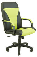 Крісло офісне Сієста пластик підлокітники рич механізм Tilt екошкіра Флай-2230/2234 (Richman ТМ)