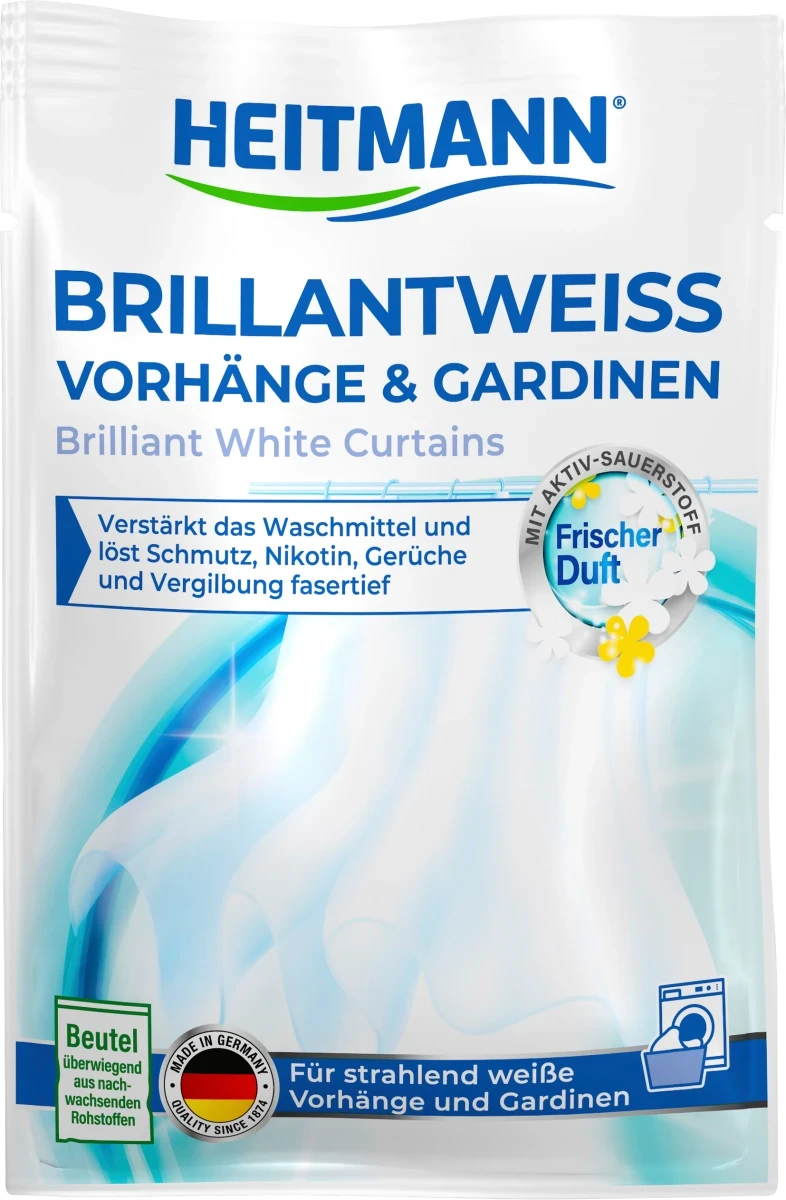 Відбілювач для штор Heitmann Brillantweiß Vorhänge und Gardinen, 50 гр