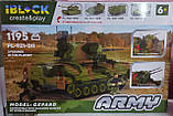 Конструктор IBLOCK PL-921-511  Армия танк Gepard  3 фигурки 1195 деталей ЗСУ АРМІЯ, фото 6