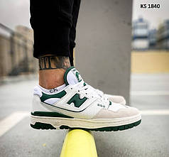 New Balance 550 (біло/зелені) 42