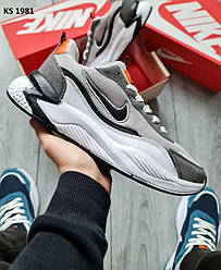 Nike Air (сіро/білі)