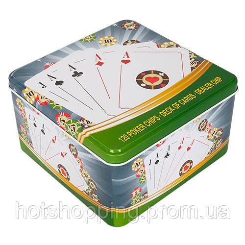 Настільна гра Покер D7 фішки з номіналом ht - фото 2 - id-p2146531549