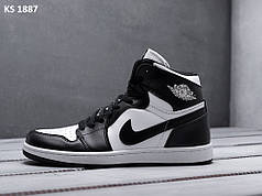 Nike Air Jordan 1 High (чорно/білі) 41