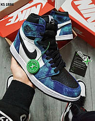 Nike Air Jordan 1 High (сині)